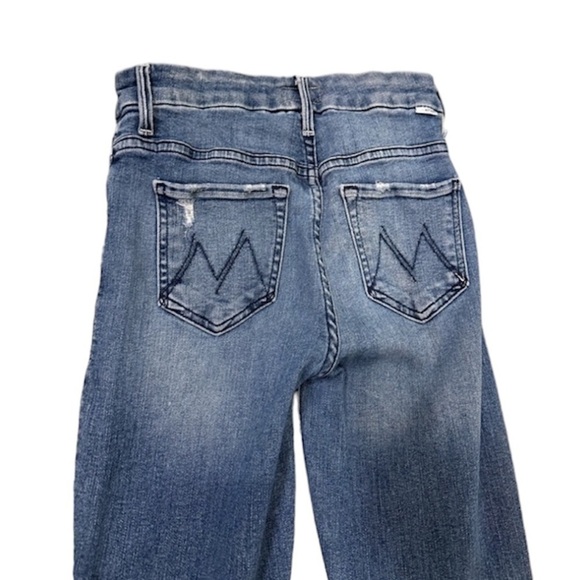 Mother The Looker Ankle Fray jeans blue size 24 - Picture 7 of 7